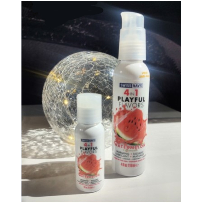 SWISS NAVY 4 IN 1 WATER MELON 1OZ SWISS NAVY 4 IN 1 WATER MELON 1OZ
