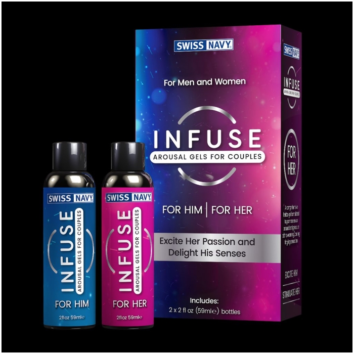 INFUSE AROUSAL GELS FOR COUPLES INFUSE AROUSAL GELS FOR COUPLES