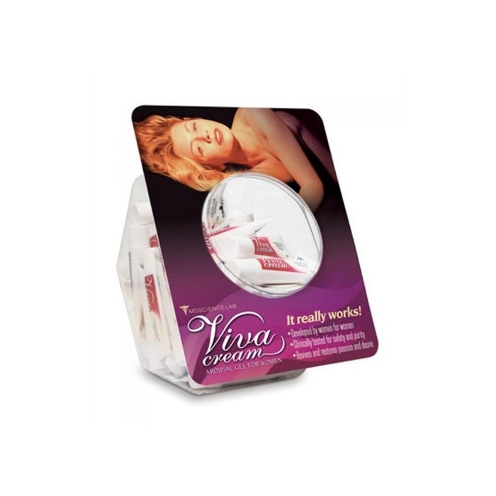 VIVA CREAM 7.5ML TUBE - 50CT FISHBOWL VIVA CREAM 7.5ML TUBE - 50CT FISHBOWL