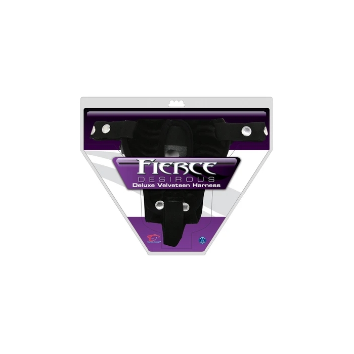 FIERCE DESIROUS DELUXE VELVETEEN HARNESS FIERCE DESIROUS DELUXE VELVETEEN HARNESS