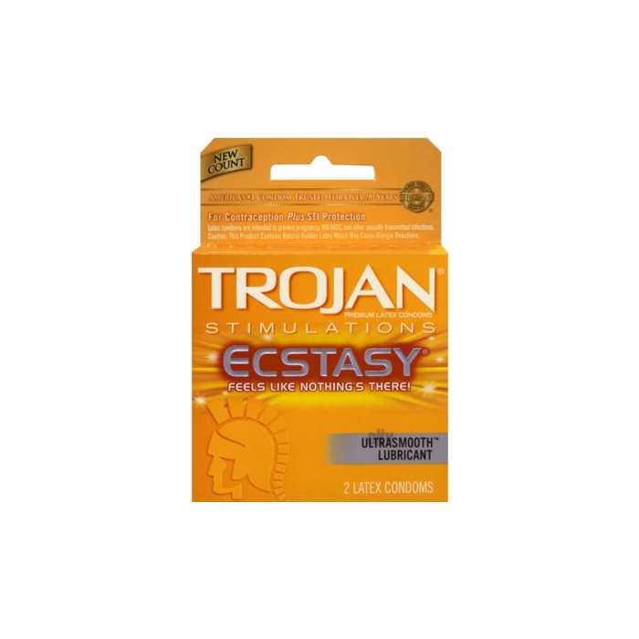 TROJAN 3'S RIB ECSTASY YELLOW 6 PACK TROJAN 3'S RIB ECSTASY YELLOW 6 PACK