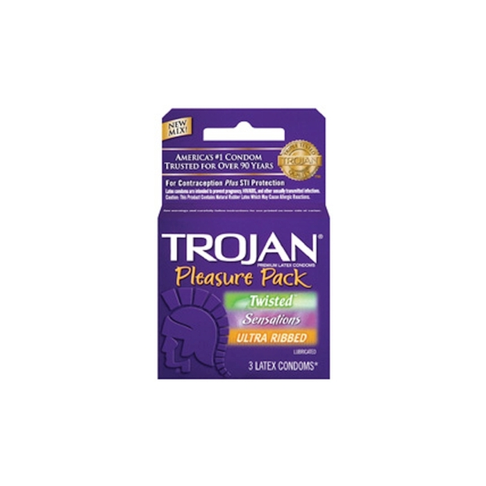 TROJAN 3'S PLEASURES 6 PACK TROJAN 3'S PLEASURES 6 PACK