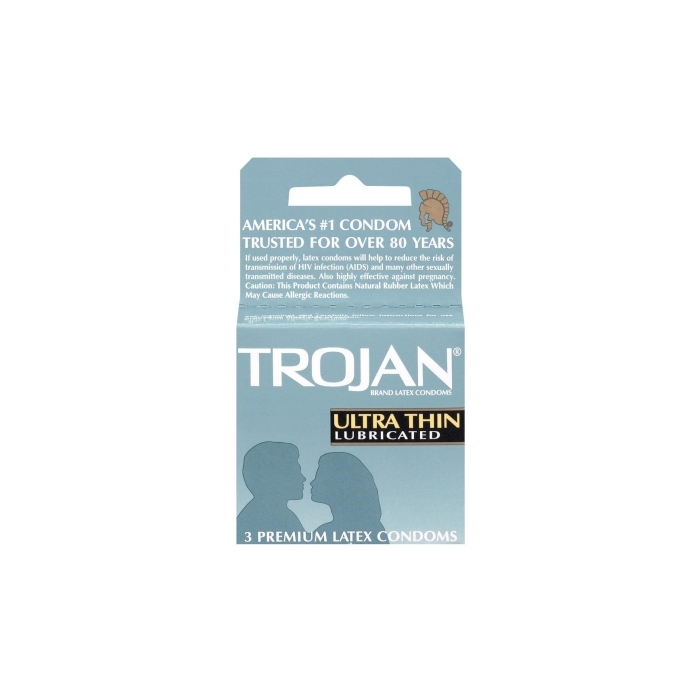 TROJAN 3'S U/THIN P/LUB (GREY) 6 PACK TROJAN 3'S U/THIN P/LUB (GREY) 6 PACK