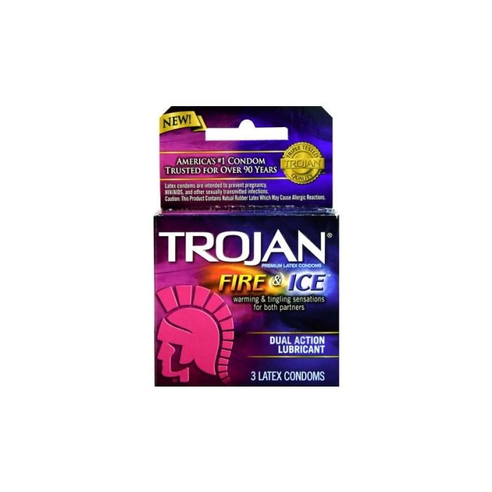 TROJAN 3'S FIRE & ICE 6 PACK TROJAN 3'S FIRE & ICE 6 PACK