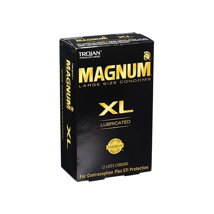 TROJAN 3'S MAGNUM XL LUB 6 PACK TROJAN 3'S MAGNUM XL LUB 6 PACK