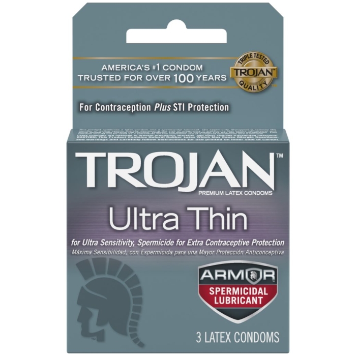 TROJAN 3'S ULTRA THIN ARMOR 6 PACK TROJAN 3'S ULTRA THIN ARMOR 6 PACK