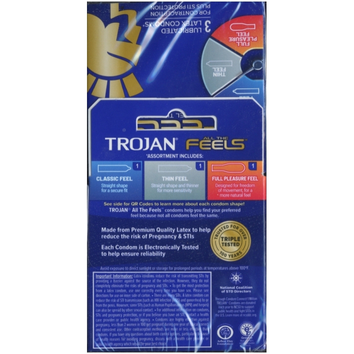 TROJAN 3'S ALL THE FEELS 6 PACK TROJAN 3'S ALL THE FEELS 6 PACK