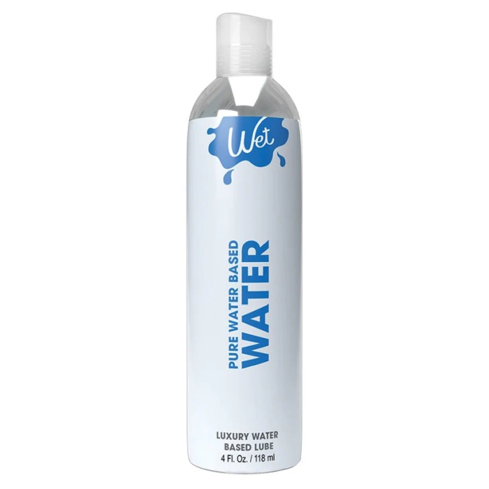 LUBE PURE WATER-BASED 4OZ WATER WET LUBE PURE WATER-BASED 4OZ WATER WET