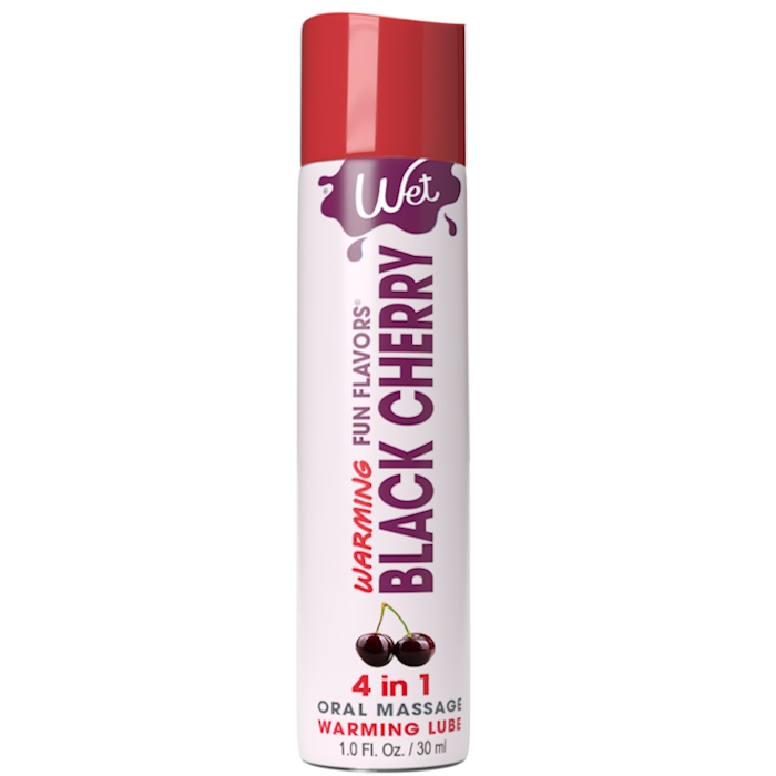 WARMING LUBE 1OZ BLACK CHERRY 4-IN-1 FUN FLAVORS WARMING LUBE 1OZ BLACK CHERRY 4-IN-1 FUN FLAVORS