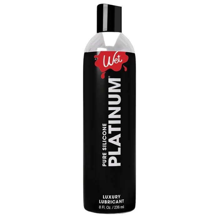 LUBE PURE SILICONE 8OZ PLATINUM WET LUBE PURE SILICONE 8OZ PLATINUM WET