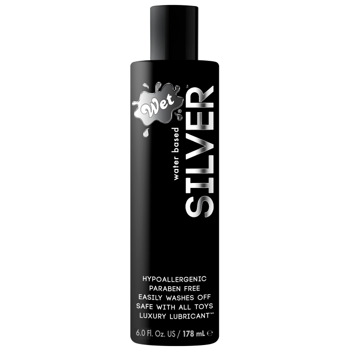 WET SILVER 6OZ WATER BASED LUBRICANT WET SILVER 6OZ WATER BASED LUBRICANT