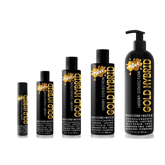 WET GOLD HYBRID WATER SILICONE BLEND 1OZ WET GOLD HYBRID WATER SILICONE BLEND 1OZ
