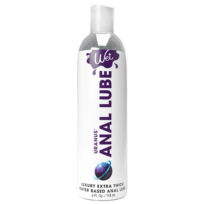 WET URANUS WATER BASED ANAL LUBE 4OZ WET URANUS WATER BASED ANAL LUBE 4OZ