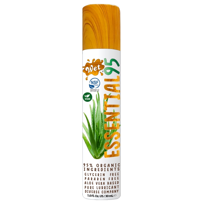 WET ESSENTIAL95 95% ORGANIC ALOE BASED LUBE 1OZ WET ESSENTIAL95 95% ORGANIC ALOE BASED LUBE 1OZ
