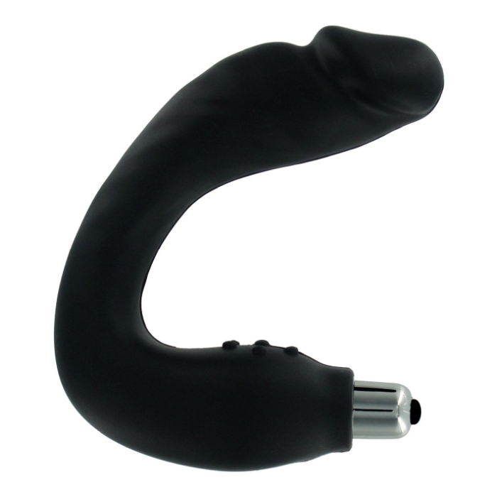 VIBRATING P-SPOT MASSAGER BLACK VIBRATING P-SPOT MASSAGER BLACK