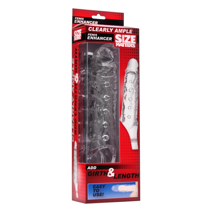 CLEARLY AMPLE PENIS ENHANCER SHEATH CLEARLY AMPLE PENIS ENHANCER SHEATH