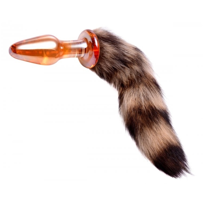 FOX TAIL GLASS ANAL PLUG FOX TAIL GLASS ANAL PLUG