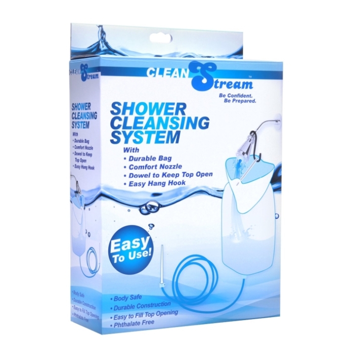 CLEANSTREAM SILICONE SHOWER CLEANSING SYSTEM CLEANSTREAM SILICONE SHOWER CLEANSING SYSTEM