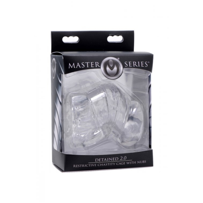 MS DETAINED 2.0 RESTRICTIVE CHASTITY CAGE WITH NUBS MS DETAINED 2.0 RESTRICTIVE CHASTITY CAGE WITH NUBS