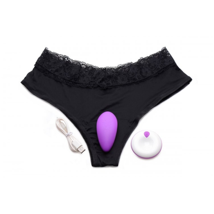 NAUGHTY KNICKERS VIBRATING PANTY W/ REMOTE CONTROL