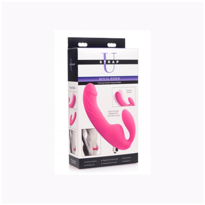 ROYAL RIDER VIBRATING SILICONE STRAPLESS STRAP ROYAL RIDER VIBRATING SILICONE STRAPLESS STRAP
