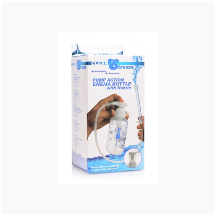 PUMP ACTION ENEMA BOTTLE WITH NOZZLE PUMP ACTION ENEMA BOTTLE WITH NOZZLE