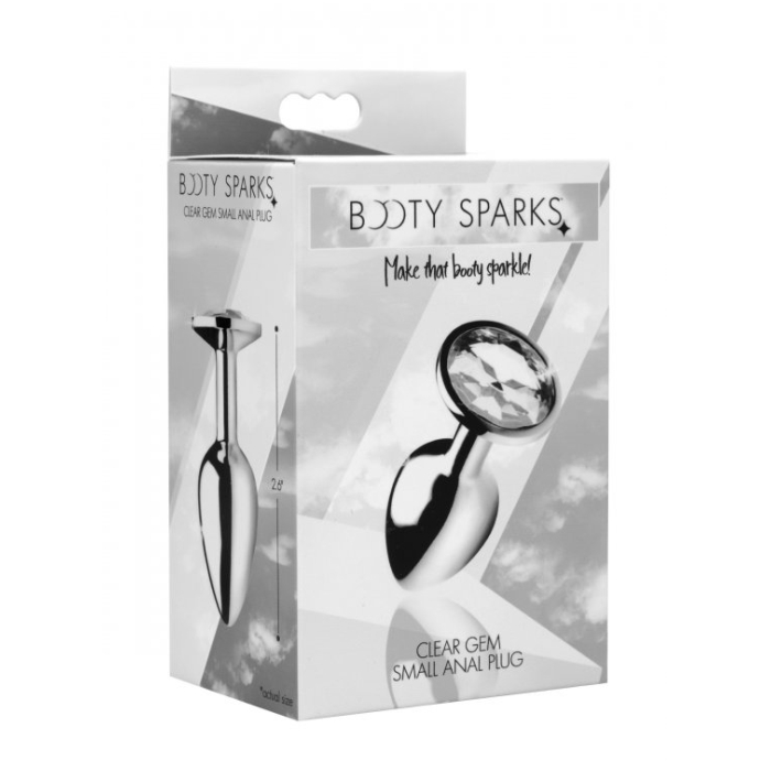 BS CLEAR GEM SMALL ANAL PLUG - CLEAR BS CLEAR GEM SMALL ANAL PLUG - CLEAR