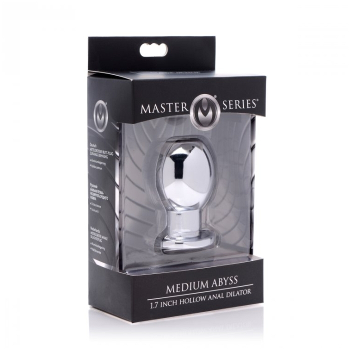 MS MED ABYSS 1.7" HOLLOW ANAL DILATOR ALUMINUM ALLOY MS MED ABYSS 1.7" HOLLOW ANAL DILATOR ALUMINUM ALLOY
