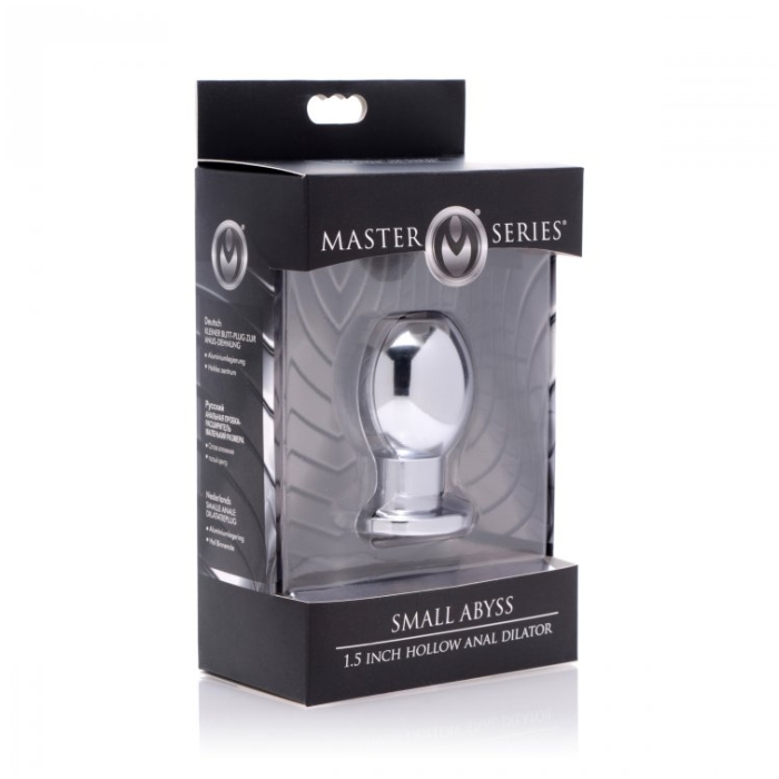 MS SM ABYSS 1.7" HOLLOW ANAL DILATOR ALUMINUM ALLOY MS SM ABYSS 1.7" HOLLOW ANAL DILATOR ALUMINUM ALLOY