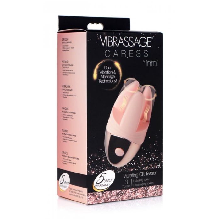 INMI VIBRASSAGE CARESS DUAL VIBRATING CLIT TEASER INMI VIBRASSAGE CARESS DUAL VIBRATING CLIT TEASER