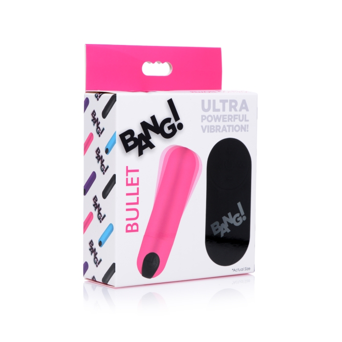 VIBRATING BULLET W/REMOTE CONTROL - PINK VIBRATING BULLET W/REMOTE CONTROL - PINK