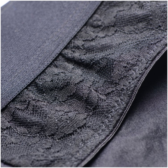 SU LACE ENVY PEGGING SET - BLACK/BLACK