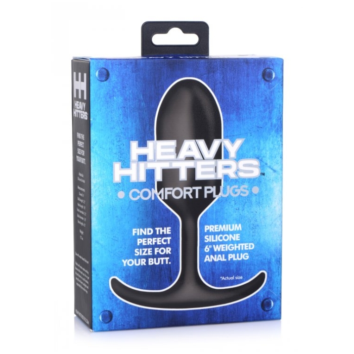 PREMIUM SILICONE WEIGHTED ANAL PLUG - LARGE PREMIUM SILICONE WEIGHTED ANAL PLUG - LARGE