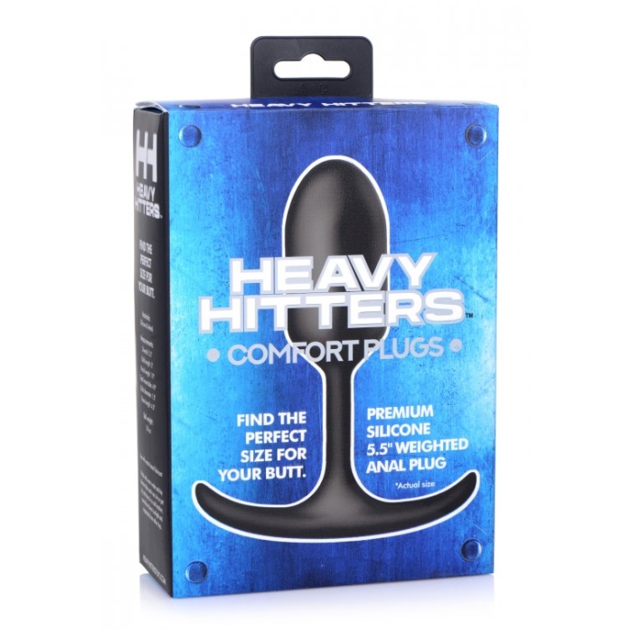 PREMIUM SILICONE WEIGHTED ANAL PLUG - MEDIUM PREMIUM SILICONE WEIGHTED ANAL PLUG - MEDIUM