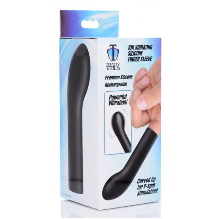 FR FINGER IT 10X SILICONE FINGER SLEEVE - BLACK FR FINGER IT 10X SILICONE FINGER SLEEVE - BLACK