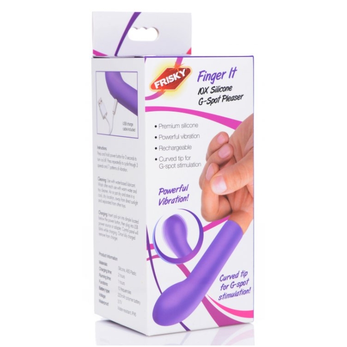 FR FINGER IT 10X SILICONE G-SPOT PLEASER FR FINGER IT 10X SILICONE G-SPOT PLEASER