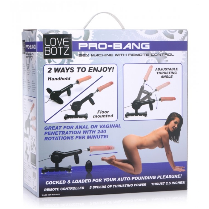 PRO-BANG SEX MACHINE WITH REMOTE CONTROL PRO-BANG SEX MACHINE WITH REMOTE CONTROL