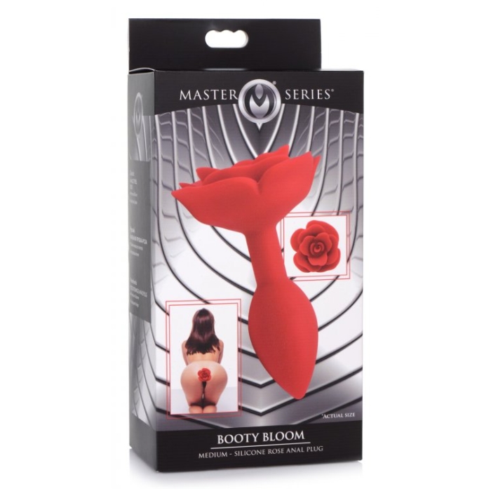MS BOOTY BLOOM SILICONE ROSE ANAL PLUG - MEDIUM 4.5" MS BOOTY BLOOM SILICONE ROSE ANAL PLUG - MEDIUM 4.5"