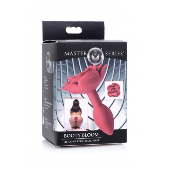 MS BOOTY BLOOM SILICONE ROSE ANAL PLUG - SMALL MS BOOTY BLOOM SILICONE ROSE ANAL PLUG - SMALL