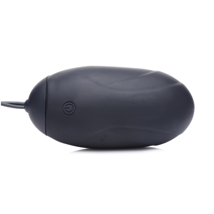 E-STIM PRO SILICONE VIBRATING EGG W/ REMOTE CONTROL