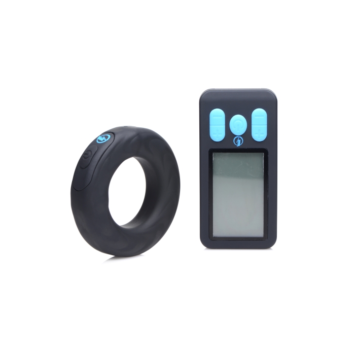 E-STIM PRO SILICONE COCK RING VIVE W/ REMOTE 38MM