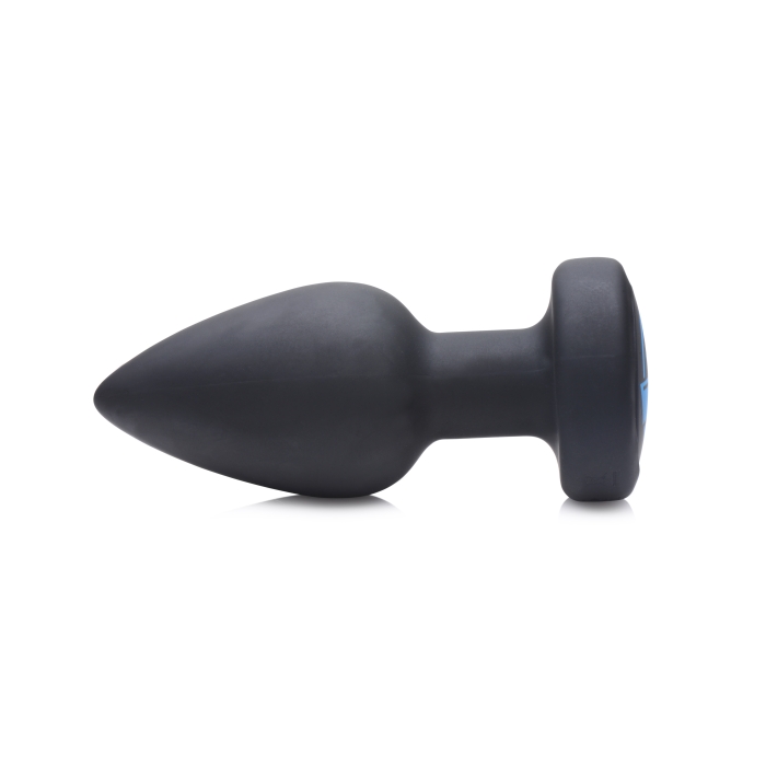 E-STIM PRO SILICONE VIBRATING ANAL PLUG W/ REMOTE