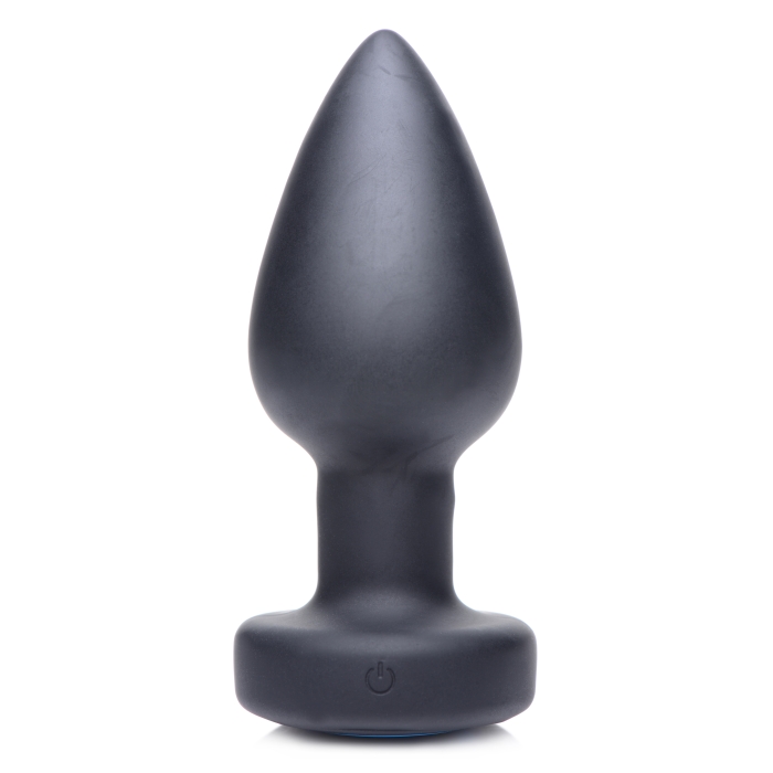 E-STIM PRO SILICONE VIBRATING ANAL PLUG W/ REMOTE