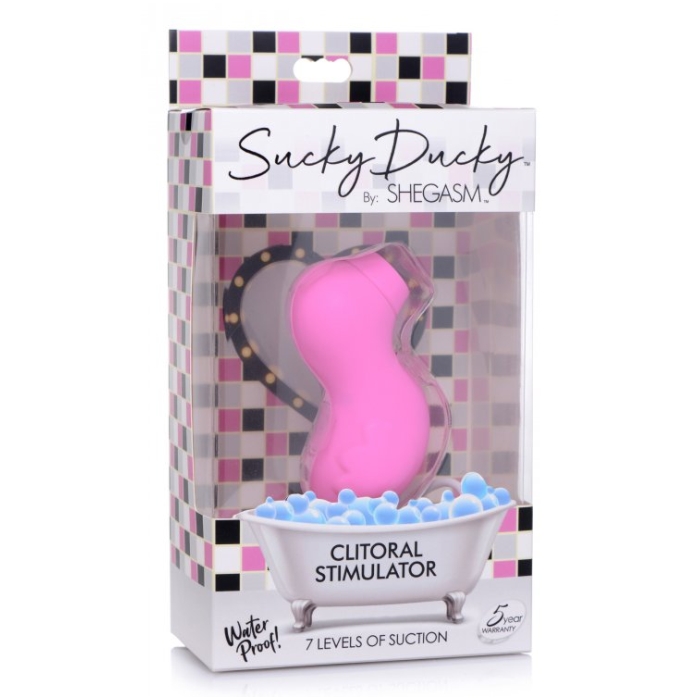 IN SHEGASM SUCKY DUCKY CLITORAL STIMULATOR - PINK IN SHEGASM SUCKY DUCKY CLITORAL STIMULATOR - PINK
