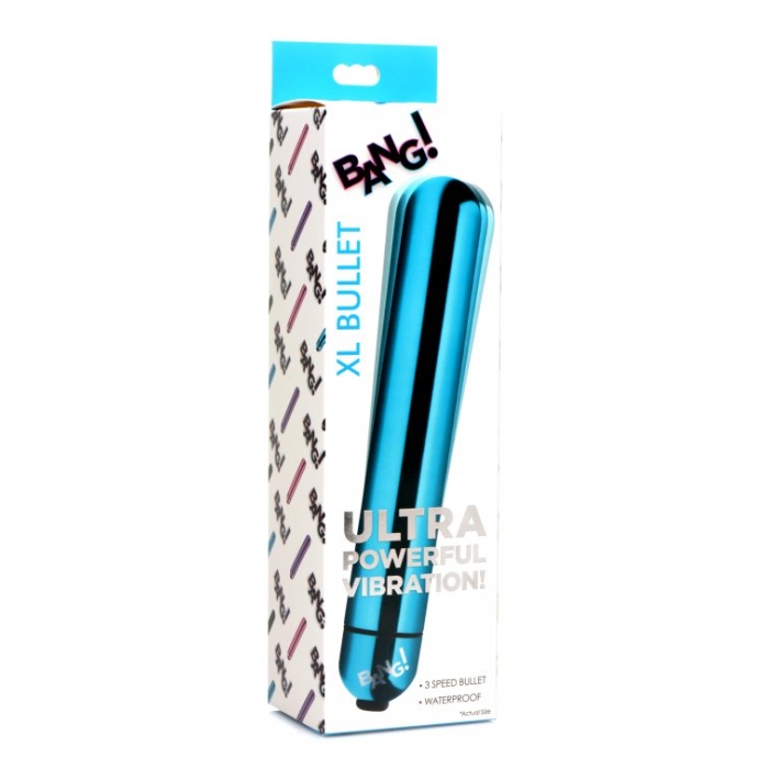 BG VIBRATING METALLIC XL BULLET - BLUE BG VIBRATING METALLIC XL BULLET - BLUE