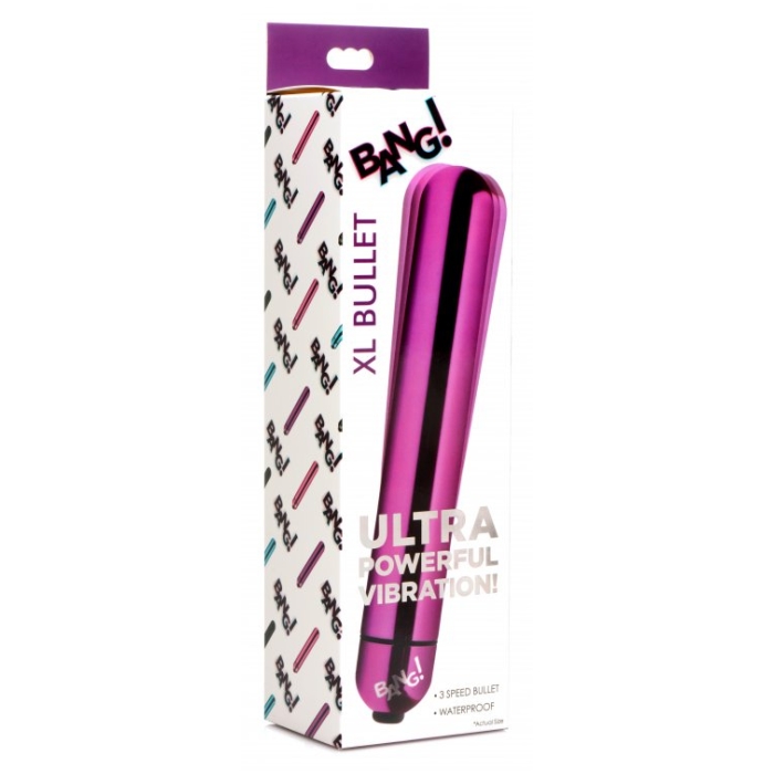 BG VIBRATING METALLIC XL BULLET - PURPLE BG VIBRATING METALLIC XL BULLET - PURPLE