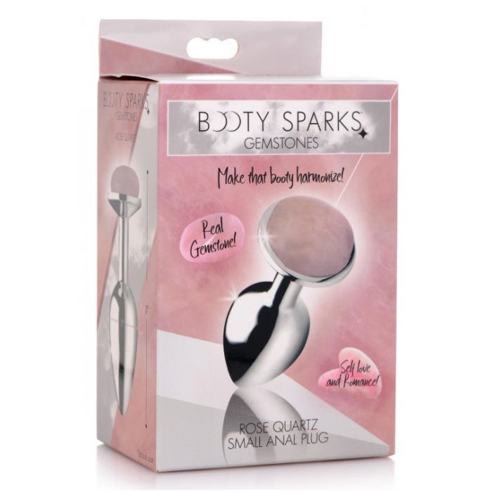 BS GEMSTONES ROSE QUARTZ - SMALL ANAL PLUG BS GEMSTONES ROSE QUARTZ - SMALL ANAL PLUG