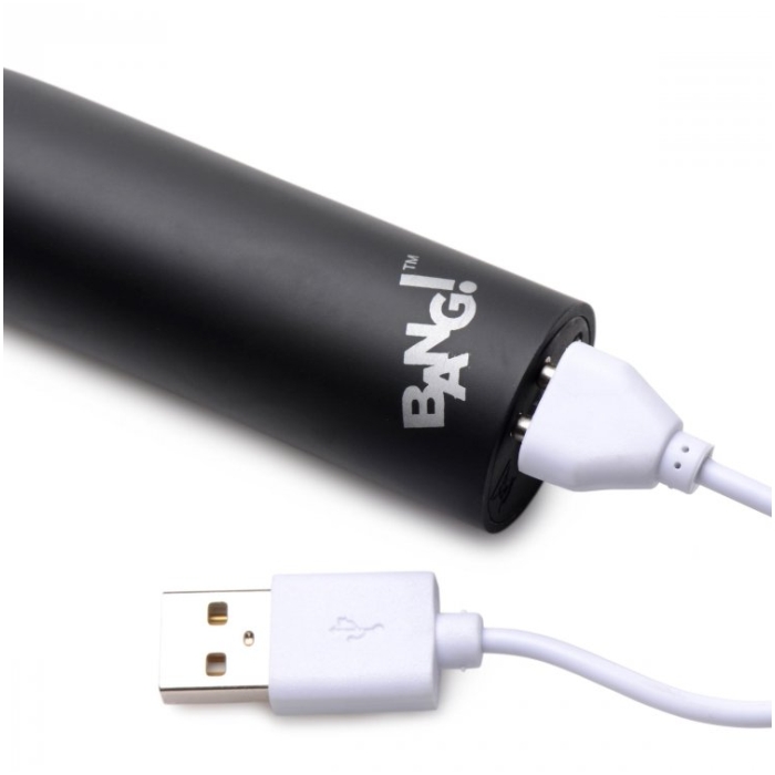 BG 10X MEGA VIBE - BLACK - RECHARGEABLE - 3.5"