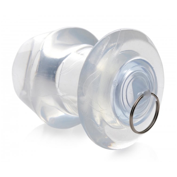 MS ASS BUNG CLEAR HOLLOW ANAL DILATOR 3" - MEDIUM