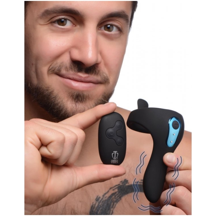 TM POWER TAINT RING 7X SILICONE COCK & BALL RING W/REM